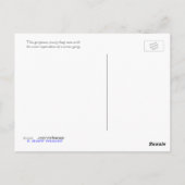 Boat-Taille Postkarte (Rückseite)