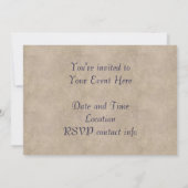 Boat und Heron Einladung (Rückseite)