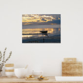 Boat und Heron Poster (Küche)