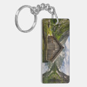 Boathouse am Obersee in den Alpen in Deutschland Schlüsselanhänger (Vorderseite links)