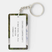 Boathouse am Obersee in den Alpen in Deutschland Schlüsselanhänger (Rückseite)