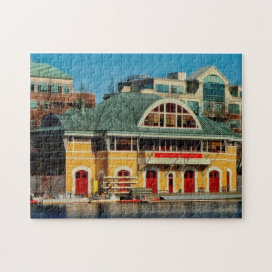 Boathouse Cambridge Massachusetts. Puzzle (Horizontal)