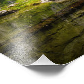 Boathouse im Obersee in den Alpen in Deutschland Fotodruck (Ecke)