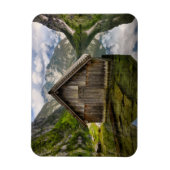 Boathouse im Obersee in den Alpen in Deutschland Magnet (Vertikal)