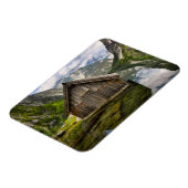 Boathouse im Obersee in den Alpen in Deutschland Magnet (Linke Seite)