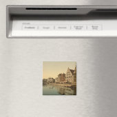 Boathouse in Gent, Belgien Magnet (In Situ (Geschirrspüler))
