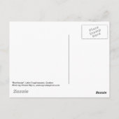 "Boathouse", Kanada Außenlandschaft Foto Postkarte (Rückseite)