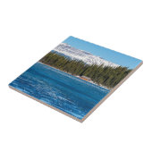 Boathouse neben Lake Louise - Banff, Kanada Fliese (Seite)