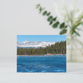 Boathouse neben Lake Louise - Banff, Kanada Postkarte (Stehend Vorderseite)