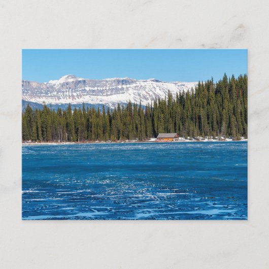 Boathouse neben Lake Louise - Banff, Kanada Postkarte (Vorderseite)