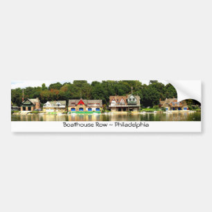 Boathouse-Reihen-Autoaufkleber Autoaufkleber