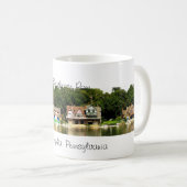 Boathouse-Reihen-Panorama-Tasse Kaffeetasse (VorderseiteRechts)
