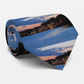 Boathouse-Reihendämmerung Krawatte (Gerollt)