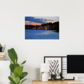 Boathouse Row dusk Poster (Heimbüro)