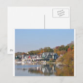 Boathouse Row Philadelphia Postkarte (Vorne/Hinten)