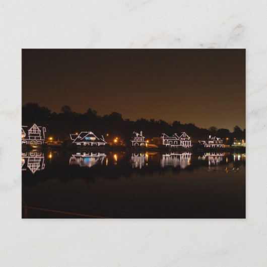 Boathouse Row Postkarte (Vorderseite)