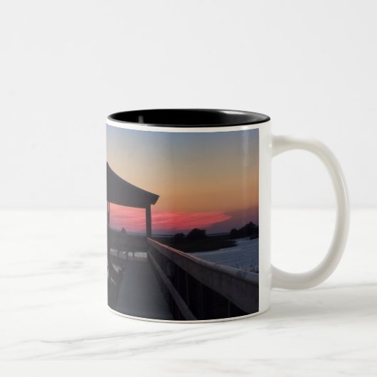 Boathouse Sunset Tasse (Rechts)