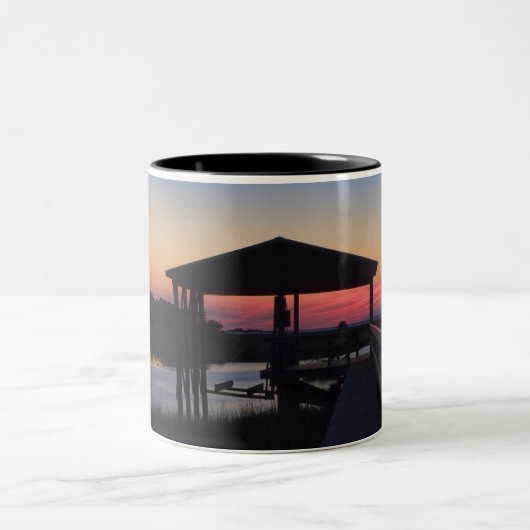 Boathouse Sunset Tasse (Mittel)
