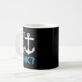 Boating But Did We Sink Flatboat Pontoon Captain 1 Kaffeetasse (Vorderseite Links)