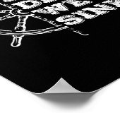 Boating But Did We Sink Flatboat Pontoon Captain V Poster (Ecke)