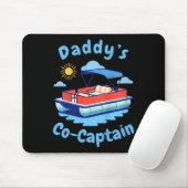 Boating Daddys Co-Kapitän Pontonboot Kind Vater Mousepad (Mit Mouse)