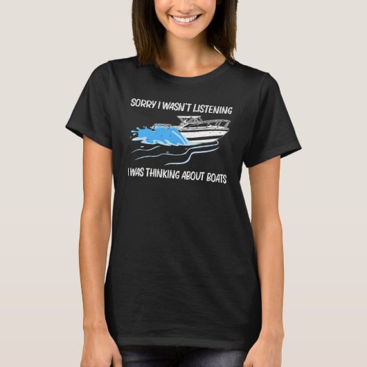 Boating For Men Women Boat Captain Boater Pontoon T-Shirt (Vorderseite)