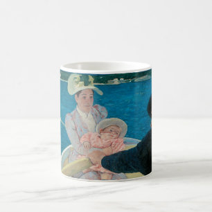 Boating Party von Mary Cassatt, Vintage Fine Art Kaffeetasse