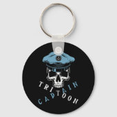 Boating Tritoon Captain Flatboat Life Pontoon For Schlüsselanhänger (Vorderseite)