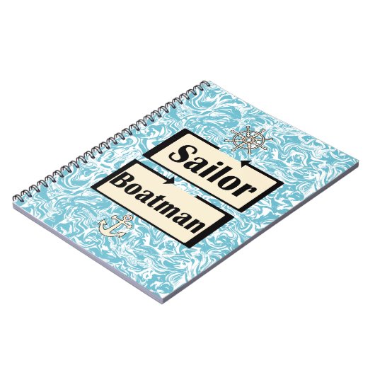 Boatman Notizblock (Linke Seite)