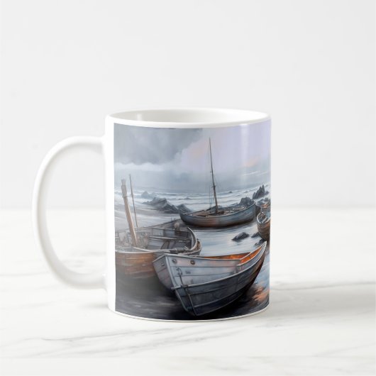Boats Ashore Kaffeetasse (Links)