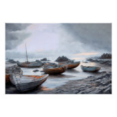 Boats Ashore Poster (Vorderseite)