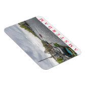 Boats in Amsterdam fridge magnet (Rechte Seite)