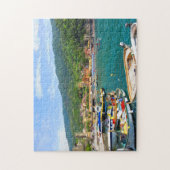 Boats in Monterosso - Cinque Terre Puzzle (Vertikal)