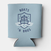 Boats N Bros Bachelor Party Favor Blue Dosenkühler (Vorderseite)
