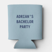 Boats N Bros Bachelor Party Favor Blue Dosenkühler (Rückseite)