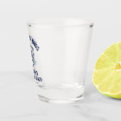 Boats N Bros Bachelor Party Favor Navy  Schnapsglas (Rechts)