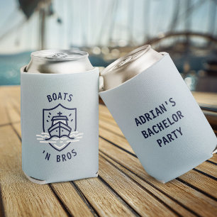 Boats N Bros Junggesellenabschied Favor Blau Dosenkühler