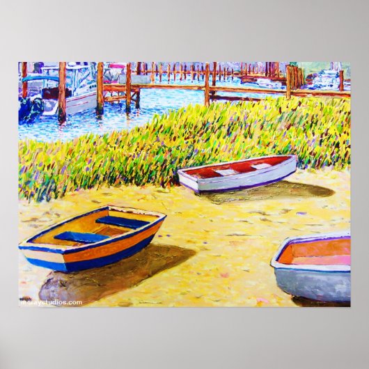 ‚Boats of Beaufort‘ Poster (Vorne)