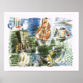 'Boats' Raoul Dufy Poster (Vorne)
