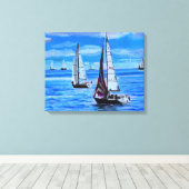 Boats Sea Leinwanddruck (Insitu (Holzboden))