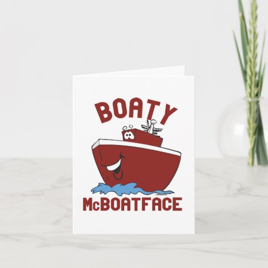 Boaty McBoatface Karte (Vorderseite)