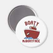 Boaty McBoatface Magnet (Vorderseite/Rückseite)