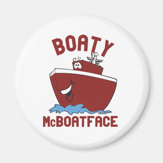 Boaty McBoatface Magnet (Vorne)