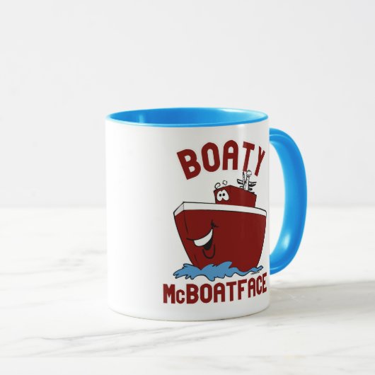 Boaty McBoatface Tasse (VorderseiteRechts)