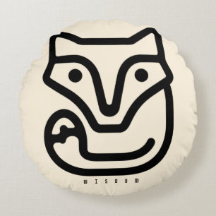 BOAZ Bär – Stärke-Symbol Rundes Kissen