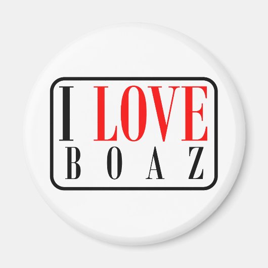 Boaz, Stadtdesign in Alabama Magnet (Vorne)