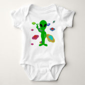 Bob Alien Baby Strampler (Vorderseite)