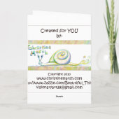 Bob and Claire de Lune greeting card Karte (Rückseite)