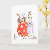 Bob and Claire de Lune greeting card Karte (Gelbe Blume)