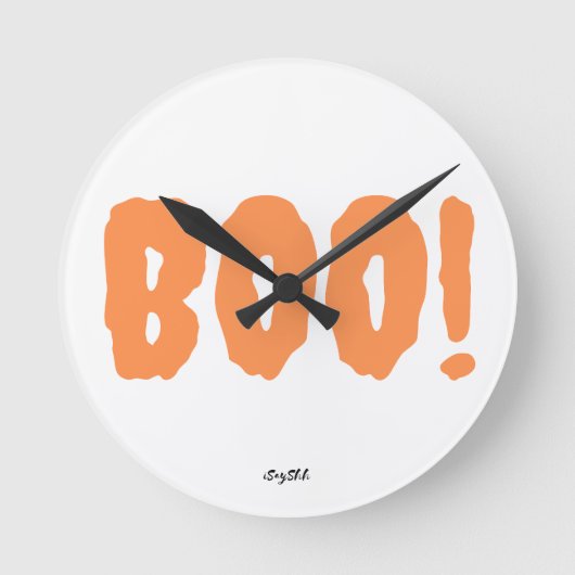 Bob, beängstigend runde wanduhr (Vorderseite)